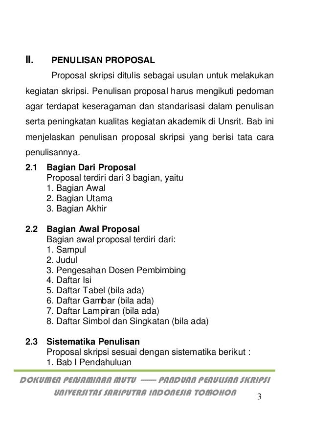 cara menyusun proposal illustration