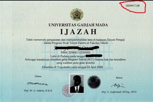 cek nomor ijazah sma online illustration