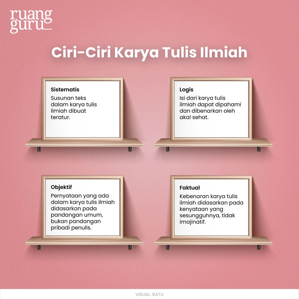 ciri ciri karya ilmiah illustration