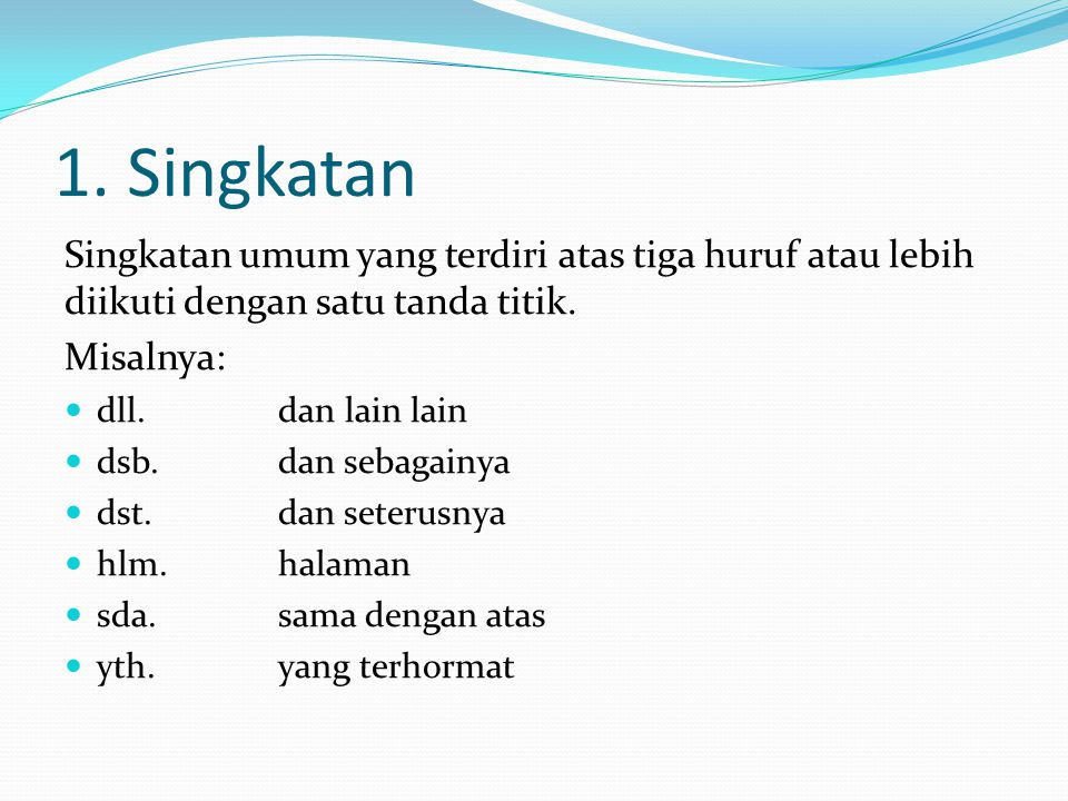 singkatan dekan illustration